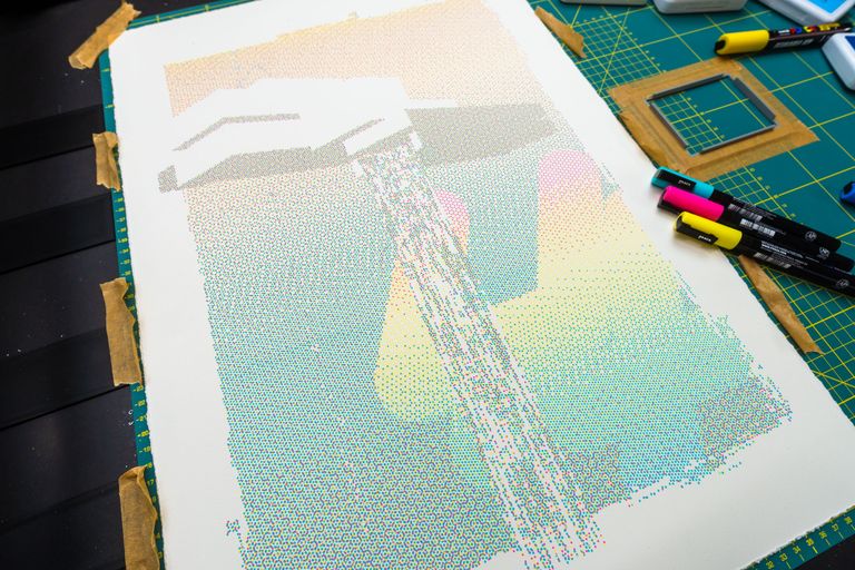 Artwork from project The Drawing Machine